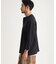 ワッフル7分袖ヘンリーネックTシャツ