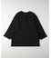 ワッフル7分袖ヘンリーネックTシャツ