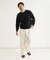 《ドロスト付き》コットンOEクルーネックロンT