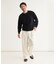 《ドロスト付き》コットンOEクルーネックロンT