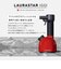 LAURASTAR　LAURASTAR 加圧式除菌脱臭スチーマー IGGI IGGI RED JP