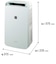 シャープ　冷風・衣類乾燥除湿機 コンプレッサー方式 13～25畳目安 プラズマクラスター7000 コンパクトクール タンク容量2.5L アイスホワイト CMU100