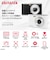 AIWA　aiwa cam DCB コンパクトデジタルカメラ ホワイト JA4DCM0001WH