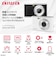 AIWA　aiwa cam DCB コンパクトデジタルカメラ ホワイト JA4DCM0001WH