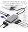 エレコム　ドッキングステーション 10-in-1 USB-C ハブ PD 100W HDMI 4K/30Hz VGA 1080p USB-A×3 LAN SD/microSD アルミ筐体 シルバー DST101BPSV