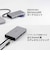 エレコム　ドッキングステーション 10-in-1 USB-C ハブ PD 100W HDMI 4K/30Hz VGA 1080p USB-A×3 LAN SD/microSD アルミ筐体 シルバー DST101BPSV