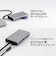 エレコム　ドッキングステーション 10-in-1 USB-C ハブ PD 100W HDMI 4K/30Hz VGA 1080p USB-A×3 LAN SD/microSD アルミ筐体 シルバー DST101BPSV