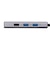 エレコム　ドッキングステーション 10-in-1 USB-C ハブ PD 100W HDMI 4K/30Hz VGA 1080p USB-A×3 LAN SD/microSD アルミ筐体 シルバー DST101BPSV