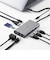 エレコム　ドッキングステーション 10-in-1 USB-C ハブ PD 100W HDMI 4K/30Hz VGA 1080p USB-A×3 LAN SD/microSD アルミ筐体 シルバー DST101BPSV
