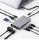 エレコム　ドッキングステーション 10-in-1 USB-C ハブ PD 100W HDMI 4K/30Hz VGA 1080p USB-A×3 LAN SD/microSD アルミ筐体 シルバー DST101BPSV