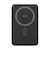 OWLTECH　モバイルバッテリー 10000mAh 準固体電池採用 マグネット式ワイヤレス充電 スマホリング搭載 USB Type-C入出力 ［USB Power Delivery対応 / 1ポート］ ブラック OWLLPB10025MGBK