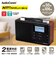 オーム電機　Nラジオ ポータブル AudioComm ［ワイドFM対応 / AM/FM］ RADT700N