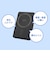OWLTECH　モバイルバッテリー 5000mAh 準固体電池採用 マグネット式ワイヤレス充電 スマホリング搭載 USB Type-C入出力 ［USB Power Delivery対応 / 1ポート］ ブラック OWLLPB5025MGBK