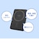 OWLTECH　モバイルバッテリー 5000mAh 準固体電池採用 マグネット式ワイヤレス充電 スマホリング搭載 USB Type-C入出力 ［USB Power Delivery対応 / 1ポート］ ブラック OWLLPB5025MGBK