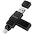 BUFFALO　USB3.2(Gen1)対応 Type-AC両対応 回転式USBメモリー ［128GB / USB TypeA＋USB TypeC / USB3.2 / 回転式］ RUF3ACR128GBC