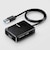 エレコム　メモリリーダライタ/超高速タイプ/USB3.0対応/ケーブル50cm/SD+microSD+MS+CF対応/ブラック MR3C402BK