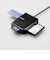 エレコム　メモリリーダライタ/超高速タイプ/USB3.0対応/ケーブル50cm/SD+microSD+MS+CF対応/ブラック MR3C402BK