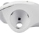 エレコム　マウス トラックボール IST 人工ルビーモデル [IR LED /有線 /5ボタン /USB] ホワイト MIT10URWH