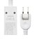 エレコム　延長コード 電源タップ USB タップ 1.5m コンセント 3口 Type-C ×2 USB-A ×2 PD 20W 雷ガード ほこり防止シャッター 絶縁キャップ PSE適合ホワイト TU083A2C215WH