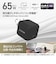 エレコム　ノートPC用ACアダプター USB充電器 USB PD 65W USB-C スイングプラグ ACDCPD12465BK