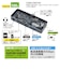 ナカバヤシ　PD対応 USB3.2Gen1 TypeC 2ポートコンボハブ スケルトン COMC3SD163GY