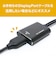 ナカバヤシ　HDMI → DisplayPort変換アダプタ 4K60Hz対応 HDADP4K1BK