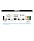 ナカバヤシ　HDMI → DisplayPort変換アダプタ 4K60Hz対応 HDADP4K1BK
