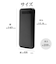 ラスタバナナ　10000mAh 準固体モバイルバッテリー A×2 C×1 PD20W出力 [ USB Power Delivery対応 / 3ポート ] ホワイト RLI100C20W04WH
