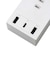 エレコム　電源タップ USB タップ 直挿し コンセント 3口 Type-C ×1 USB-A ×2 コンパクト 雷ガード ほこり防止シャッター 絶縁キャップ PSE適合 ホワイト TU073A2CWH