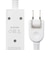 エレコム　延長コード 電源タップ USB タップ 0.5m コンセント 3口 Type-C ×1 USB-A ×2 雷ガード ほこり防止シャッター 絶縁キャップ PSE適合 ホワイト TU083A2C05WH
