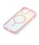 PGA　iPhone 15/14/13用 MagSafe対応 ハイブリッドケース Premium Style オーロラ/ピンク PG23AMGPT09PK