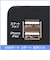 カシムラ　海外用変換プラグA/C/O/BFタイプ　2USB2.1A WP87M
