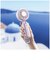 ビックアイデア　冷却プレート付きハンディファン SEA SIDE WINDS 強力送風 カラビナ ネックストラップ付き マジックピンク BITWPFAN01