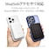 ラスタバナナ　iPhone 15 ZEROSAFE 極限保護 ハイブリッドケース TPU×PC 360°回転MagSafeリング付き FRWH フロストホワイト 7870IP361HPMWH