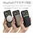 ラスタバナナ　iPhone 16(6.1インチ)ZEROSAFE Shaft カメラ周囲保護 Magsafe対応 360°回転スタンドケース フロストブラック 8386IP461ZSFSLBK