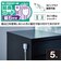 エレコム　延長コード? 電源タップ コンセント 5m 2P 1個口 ほこりシャッター 絶縁キャップ マグネット スイングプラグ 125V 15A 1500W テーブルタップ? ホワイト TX01M2150WH