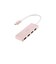 エレコム　USB-C → USB-A 変換ハブ ピンク U3HCH040XPN