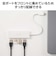 エレコム　USB-C → USB-A 変換ハブ しろちゃん(ホワイト×ブラック) U3HCH040XWF
