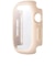エレコム　アップルウォッチ カバー Apple Watch Series 11 / 10 [ 46mm ] ケース 強化ガラス 10H 耐衝撃フレーム 指紋防止 飛散防止 TOUGH SLIM LITE ベージ AW25AFCTSLBE