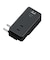 ヤザワ　極小USBタップ2個口PD30W 黒 PD30W対応 Type-Cポート付き ［直挿し / 2個口 / スイッチ無 / 2ポート］ H5FS400PD30BK