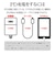ラスタバナナ　USB-C ⇔ USB-Cケーブル [充電 /転送 /1.0m /PD100W /USB3.2Gen2(10Gbps)] ホワイト C210CACC5A02WH