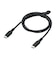 ビックアイデア　USB-C ⇔ USB-Cケーブル ［充電 / 転送 / 0.5m / PD100W / 480Mbps］ (SIAA認証) ［USB-C ⇔ USB-C］ ブラック BITUC100S1CC050K