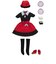 タカラトミー　リカちゃん LW-12 スシロー ドレスセット LW12ｽｼﾛｰﾄﾞﾚｽｾｯﾄ