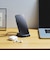エレコム　ワイヤレス充電器 Qi認証 充電スタンド ( iPhone Pixel Xperia Galaxy Android AirPods 各種対応 ) ブラックWQS11BK