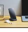 エレコム　ワイヤレス充電器 Qi認証 充電スタンド ( iPhone Pixel Xperia Galaxy Android AirPods 各種対応 ) ブラックWQS11BK