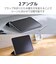 エレコム　iPad11インチ (A16) 10.9インチ (第10世代) フラップケース 薄型軽量 背面クリア 2アングル スリープ対応TBA25RWVBG