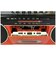 アイワ　ステレオ型ラジカセ aiwa ［ワイドFM対応 /Bluetooth対応 ］ レッドGAA4RCP0002