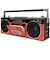 アイワ　ステレオ型ラジカセ aiwa ［ワイドFM対応 /Bluetooth対応 ］ レッドGAA4RCP0002