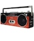 アイワ　ステレオ型ラジカセ aiwa ［ワイドFM対応 /Bluetooth対応 ］ レッドGAA4RCP0002