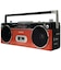 アイワ　ステレオ型ラジカセ aiwa ［ワイドFM対応 /Bluetooth対応 ］ レッドGAA4RCP0002